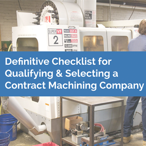 selecting contract machining company